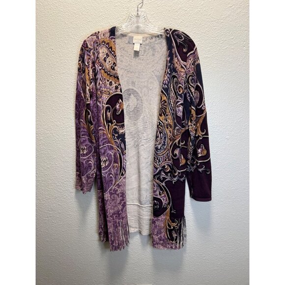 Chico cardigan size 1- size Med - Picture 1 of 5